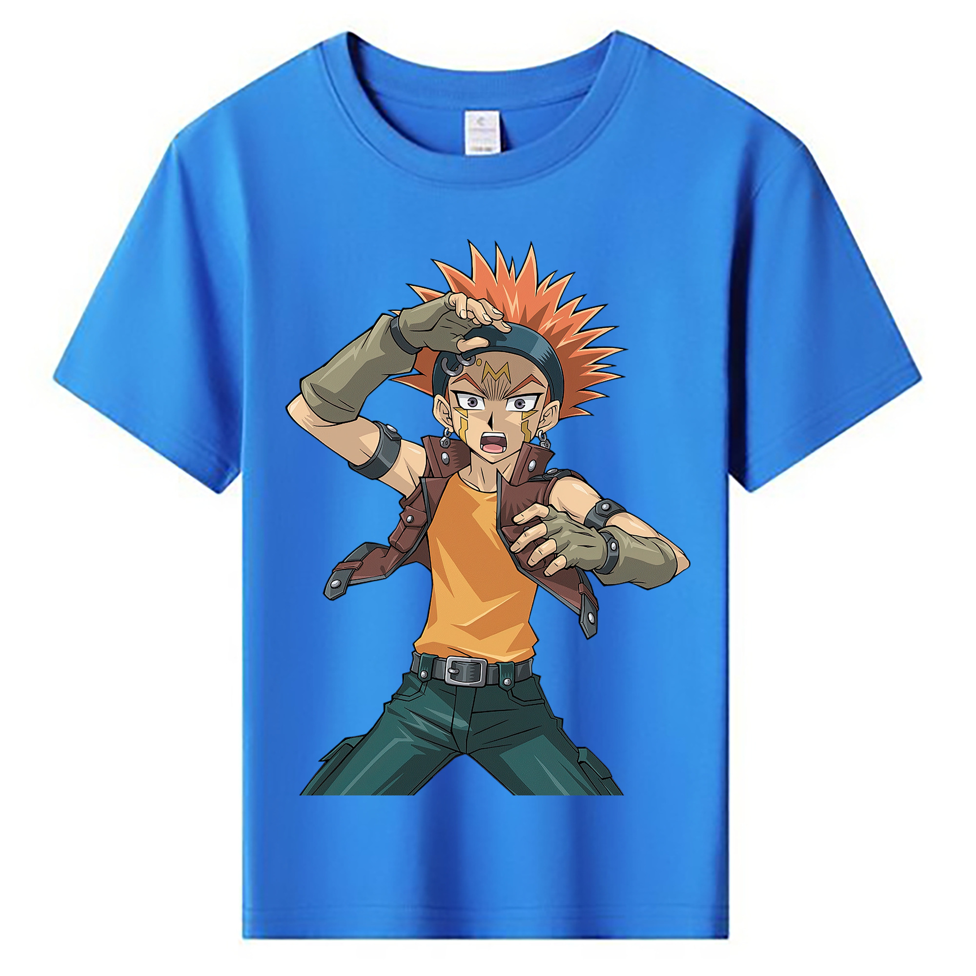（画像用） 遊☆戯☆王 Yu-Gi-Oh! 綿100％キッズTシャツ（フロントプリント）